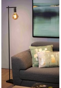 Lucide 21721/01/30 - Stojacia lampa LEANNE 1xE27/40W/230V čierna
