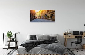 Obraz na plátne Italy Street budovy 140x70 cm