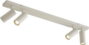 Moderné stropné bodové svietidlo béžové 4-svetlá nastaviteľné - Renna