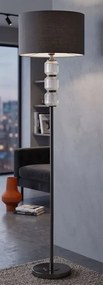 Stojacia lampa Bright 164 cm sivá/biela
