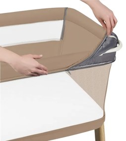 Lionelo - Detská postieľka 5v1 THOMI PLUS béžovo-karamelová