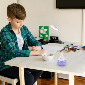 Rabalux 74248 - LED RGB Stmievateľná stolná lampa VIVTER LED/4W/230V biela