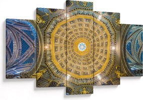 Obraz stropu Sienského kostola (150x105 cm)