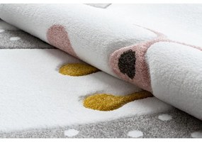 Dywany Łuszczów, Detský kusový koberec Petit Bunny grey, 180x270, šedá, detská izba
