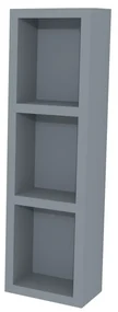 Mereo, Mereo Aira, kúpeľňová skrinka 20 cm, horná, policová, Multidecor, Monumentálna sivá, MER-CN796SMSO1