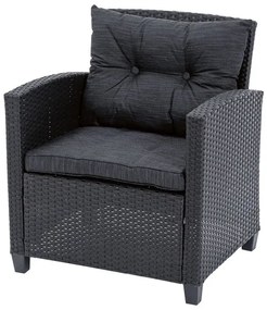 Livarno home Sedacia súprava, 4-dielna, antracitová  (850000245)