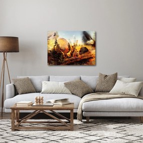 Obraz - Šamanský motív (70x50 cm)