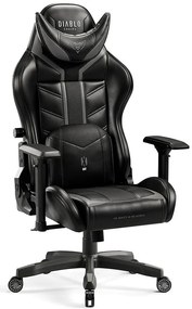Otočné kreslo King Diablo X-Ray 2.0 čierna/šedá