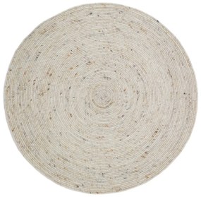 Krémový detský koberec ø 140 cm Neethu Avoine – Nattiot