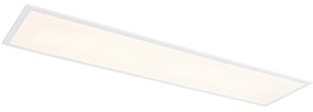 Zástropný LED panel biely obdĺžnikový vrátane LED 3000K - 6500K - Seagal
