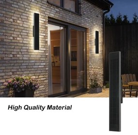 Brilagi - LED solárne nástenné svietidlo SUN LED/4W/230V 60 cm 4000 mAh IP44