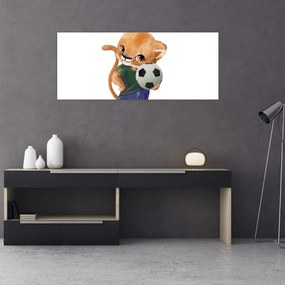 Obraz - Akvarelové zvieratko N⁰4 (120x50 cm)