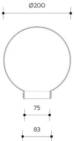 Brilagi - Náhradné tienidlo univerzálne HARBOR E27 pr. 20 cm zlaté