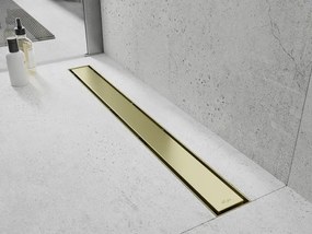 Mexen Flat M13 krytka žľabu 2v1, 100 cm, zlatá matná, 1A19100