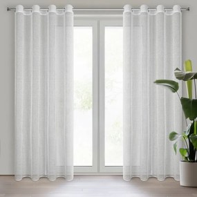 ZÁCLONA ATENA 140 X 260 CM BIELA