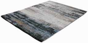 Koberec Diamond New 3D Ombre tyrkysovo - béžový