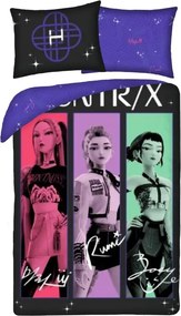 Halantex Bavlnené obliečky 140x200 + 70x90 cm - K-Pop Demon Hunters "Trio"
