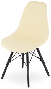 OSAKA krémová stolička / čierne nohy x 1 9401 80 00 00