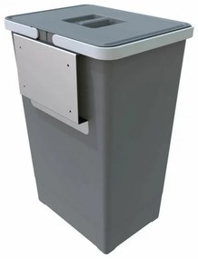 Vstavaný odpadkový kôš na dvierka 24 l, sivá