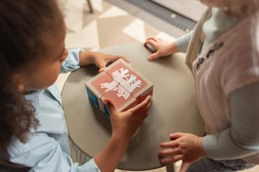 Drevené obrázkové kocky so zvieratkami - 4 ks