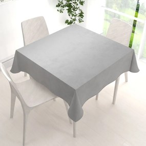 Biante Zamatový štvorcový obrus Velvet Prémium SVP-027 Svetlo sivý 40x40 cm