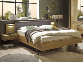 Posteľ s nočnými stolíkmi Trattino 180x200 cm, s osvetlením