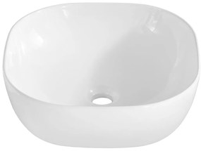 Závěsná umyvadlová skříňka Casad II s deskou a umyvadlem 80 cm černá/dub wotan