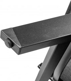 MI Záhradné ležadlo LORD 60 čierne