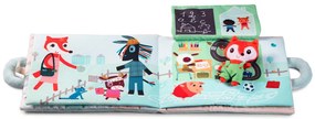 Lilliputiens - textilná didaktická knižka - Dobré ráno, líška Alice