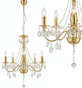 Toolight Toolight, stropné svietidlo 5xE14, EBT015-5CP, zlatá, OSW-01230