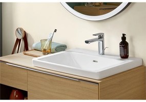 VILLEROY &amp; BOCH Subway 3.0 závesná skrinka pod umývadlo (umývadlo vpravo), 2 zásuvky + regálový prvok, 1001 x 516 x 422,5 mm, Nordic Oak, C57100VJ