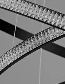 LED luster Nager 59 čierne