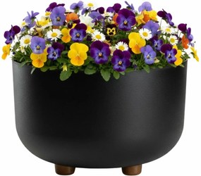 Plastový květináč na nožičkách TERRA 17x26,9 cm - výber z 5 prevedení