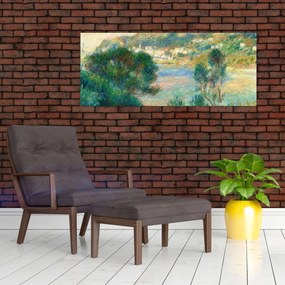 Obraz - Auguste Renoir, View of Monte Carlo from Cap Martin, reprodukcia (120x50 cm)