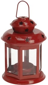Lampáš na čajovú sviečkuTharsis červená, 14 cm