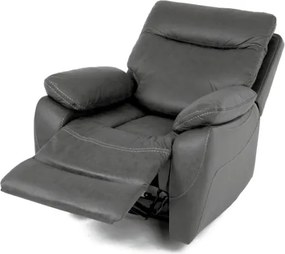 Polohovacie kreslo sivé, elektrické TV-4094 GREY3
