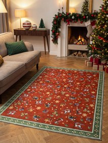Villeroy & Boch Kusový koberec Toy's delight 106499 Red Green, 160x230, červená, obývacia izba