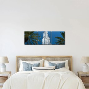 Obraz - Burj Khalifa (s hodinami) (90x30 cm)