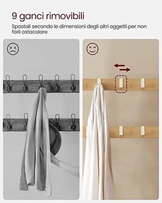 Vešiak na kabáty s lavicou a botníkom, biela farba, 183x72x33,7cm