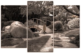 Obraz na plátne - Letná záhrada 1179FC (135x90 cm)