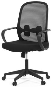Autronic BONTEC Kancelárska stolička, hojdací mechanizmus, čierna látka, KA-S424 BK Farba: Čierna