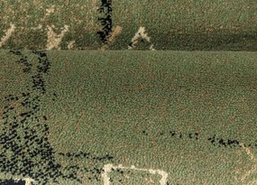 Koberce Breno Kusový koberec SOLID 07/AVA, zelená, viacfarebná,100 x 150 cm