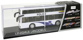 LEAN TOYS Policajný autobus so zvukom