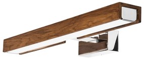 Brilagi-LED Kúpeľňové osvetlenie zrkadla WOODY MIRROR LED/8W/230V IP44 dub/chróm