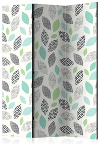 Artgeist Paraván - Patterned Leaves [Room Dividers]