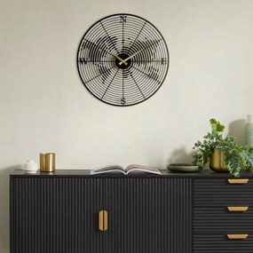 Nástenné hodiny Coordinate APS018, Black, 49 x 49 cm