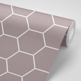 Tapeta moderný hexagón vzor