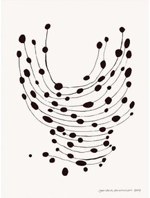 The Poster Club Plagát Dancing Dots by Leise Dich Abrahamsen 30x40 cm