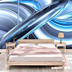 Sablio Tapeta Modrá abstrakcia - 208x125 cm