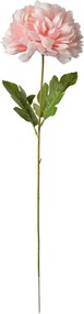 Dekorácia umelá kvetina so svetlo ružovým kvetom - 15*15*80 cm
